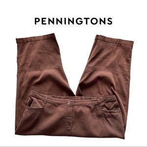 PENNINGTONS BROWN CAPRIS SIZE 22